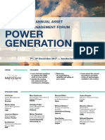 4th Annual Asset Management Forum 2017 Power Generation