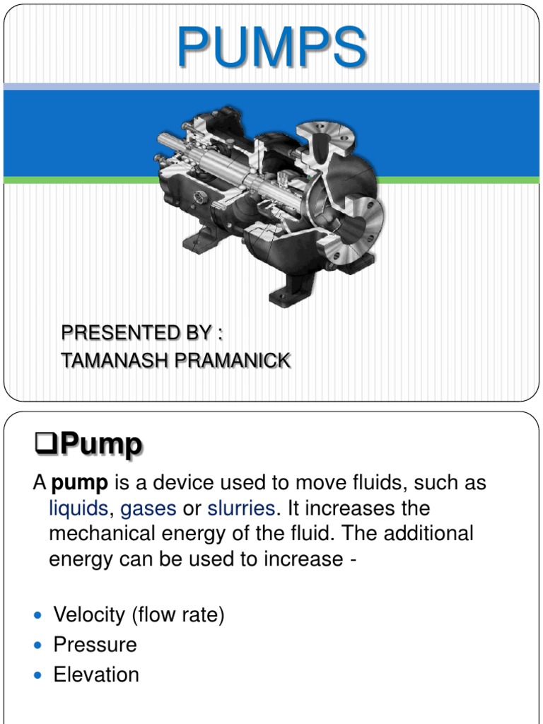 Pump Types and Functions Guide | PDF | Pump | Hydraulics