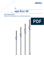 Floor Props Eco 20: User Information