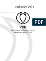 Jahresbericht VBK 2014 ANSICHT