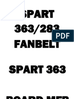 Spart 363/283 Fanbelt