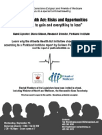 Alberta Health Act: Risks and Opportunities, Sept 15 2010