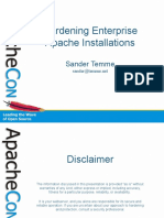 Hardening Enterprise Apache Installations: Sander Temme