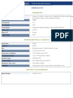 Ficha Seguridad Amoniaco