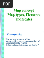 Map Concept Map Types, Elements and Scales