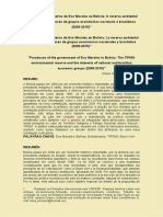 "Paradoxos Do Governo de Evo Morales Na Bolívia: A Reserva Ambiental TIPNIS e Os Interesses de Grupos Econômicos Nacionais e Brasileiros (2009-2015) " - Klaus Hermann Heringer