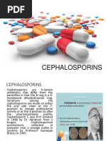 Generations of Cephalosporins With Mnemonics | PDF