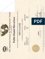 Asnt Certificate