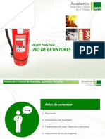 PPT - Taller Práctico Uso de Extintor