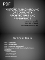 Historical Background of Community Architecture and Aesthethics