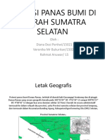 Potensi Panas Bumi Di Daerah Sumatra Selatan