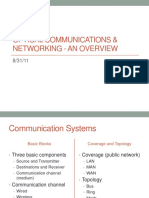 Optical Communications & Networking - An Overview