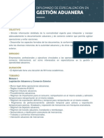 Adex - Diplomado en Gestión Aduanera PDF