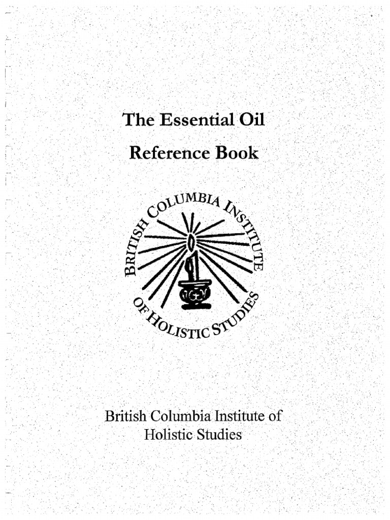 The Essential Oil Reference Book PDF PDF