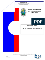 Plan Area Tecnologia e Informatica Mora Osejo 2017