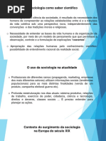 Contexto Do Surgimento Da Sociologia (1)