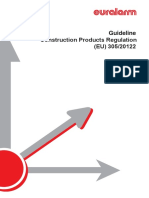 Guideline Construction Products Regulation EU 305 20122 Euralarm V2015 PDF