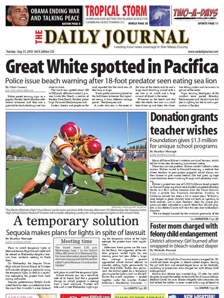 0831 of The Daily Journal | PDF | Violence