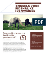 Folder Samenaankoop Voor Kruidenrijke Paardenweides 