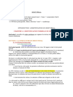 Droit Pénal 1