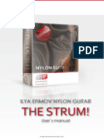 Ilya Efimov Nylon Guitar Strum Manual