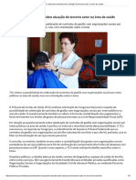 TCU Responde Consulta Sobre Atuação Do Terceiro Setor Na Área de Saúde PDF