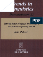 Jaan Puhvel) Hittite Etymological Dictionary Vol 6