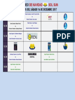 8ºtorneo Navidad Sol Sun Horar Sabado 16