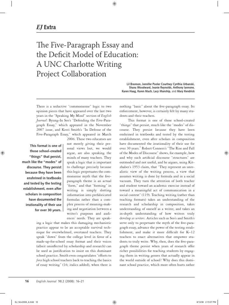 5 paragraph essay on curfew