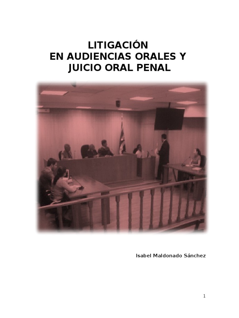 Audiencias Orales y Juicio Oral Penal | PDF | Procedimiento Criminal