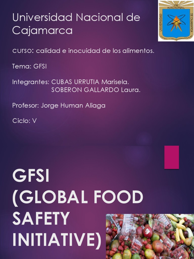 GFSI | PDF | Seguridad alimentaria | Mercado (economía)