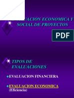 Evaluacion Economica y Social de Proyectos
