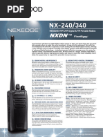 Kenwood Nexedge Nx-240, Nx-340