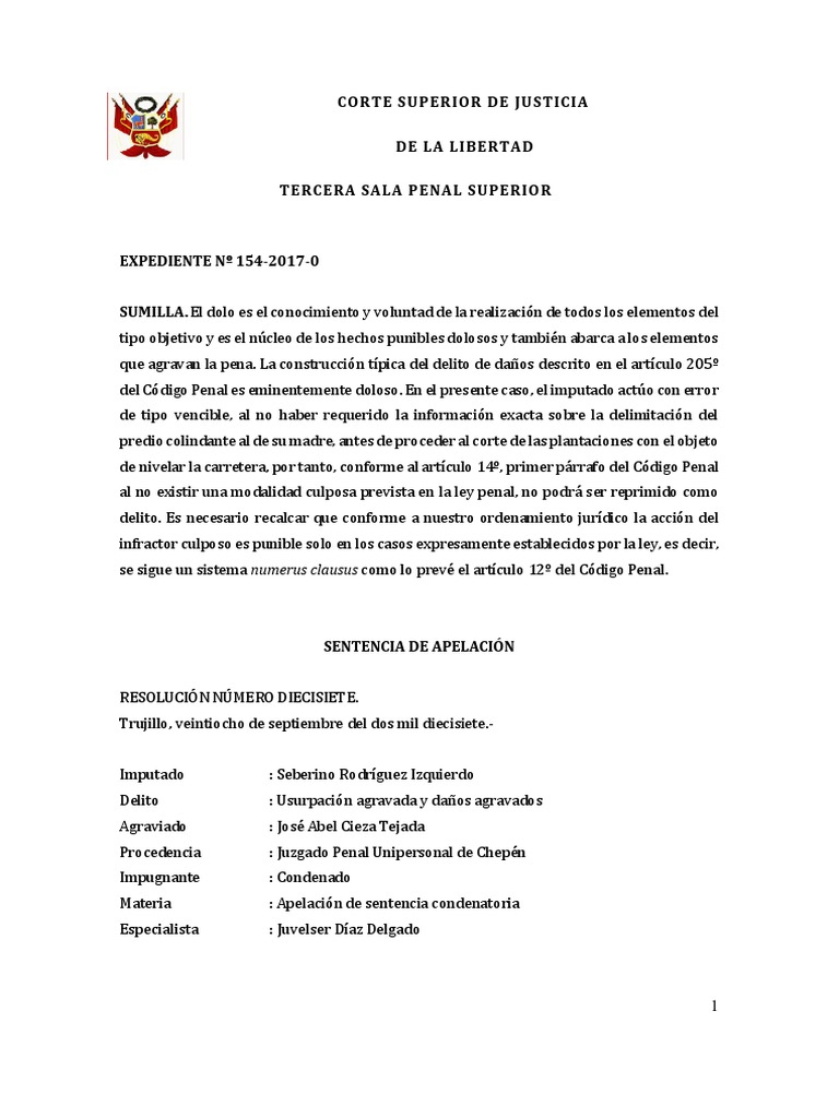 Error De Tipo Vencible En El Delito De Usurpacion Descargar Gratis