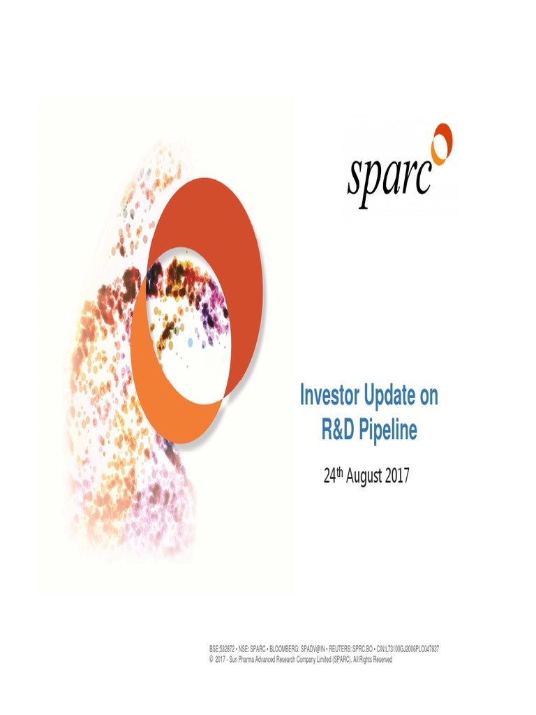 Investor Update On R&D Pipeline 24th August Final | PDF | Phases Of ...