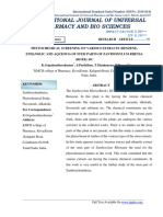 Phytochemical Screening On Various Extracts (Benzene, Ethanolic and Aqueous) of Stem Parts of Zanthoxylum Rhetsa