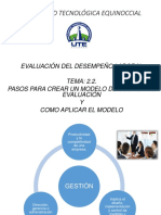 2.2. Pasos Para Crear Un Modelo de Gestión de Evaluación y Como Aplicar El Modelo