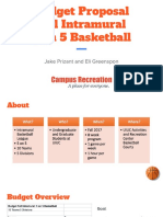 Campus Recreation Fall Intramural 5 On 5 Basketball