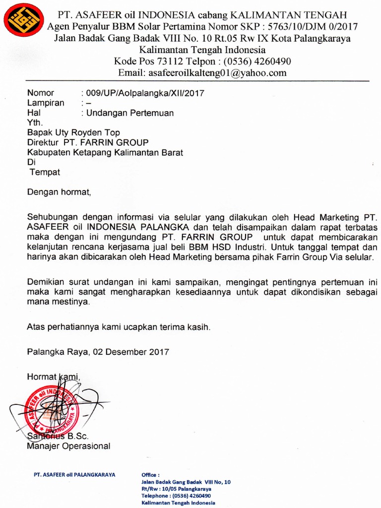 74+ Contoh Undangan Rapat Gang Gratis Terbaru