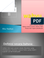 Ulumul Quran - Wahyu