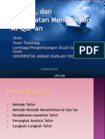 5 - Metode, Dan Pendekatan Menafsirkan Al-Qur'an