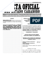 Alimca Acta Constitutiva (Gacetaoficialno4757 - Gob - Carabobo)