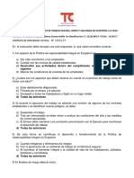 Evaluacion Curso Fomento de Trabajo Seguro