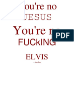 You're No Jesus