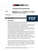 MEJORAMIENTO SERVICIO EDUCATIVO I.E. NIVEL INICIAL 326 MARÍA MONTESSORI