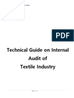 Technical Guide On Textile Industry Internal Audit