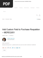 Add Custom Field to Purchase Requisition – MEREQ001 _ SAP Blogs