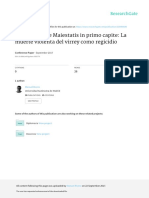 Manuel Rivero Rodríguez - Crimen Laesae Maiestatis in Primo Capite. La Muerte Violenta Del Virrey Como Regicidio