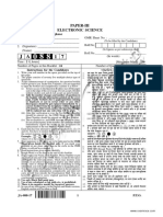 CBSE NET Electronic Science Paper 3 Jan 2017