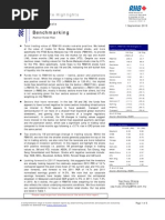 Market Update - Benchmarking: Positive Funds Flow - 01/09/2010